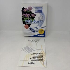BROTHER PED-Basic Version 1.0 Embroidery Instruction‎ Manual and Empty Box Only